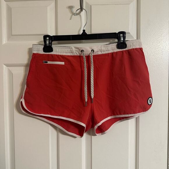 Vuori melon Tavi Athletic Shorts with Elastic tie Waistband size large - Picture 3 of 7